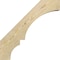 Ekena Millwork 4"W x 16"D x 16"H Balboa Rough Sawn Knee Brace, Douglas Fir BRC04X16X16BOA00RDF - alternate 2